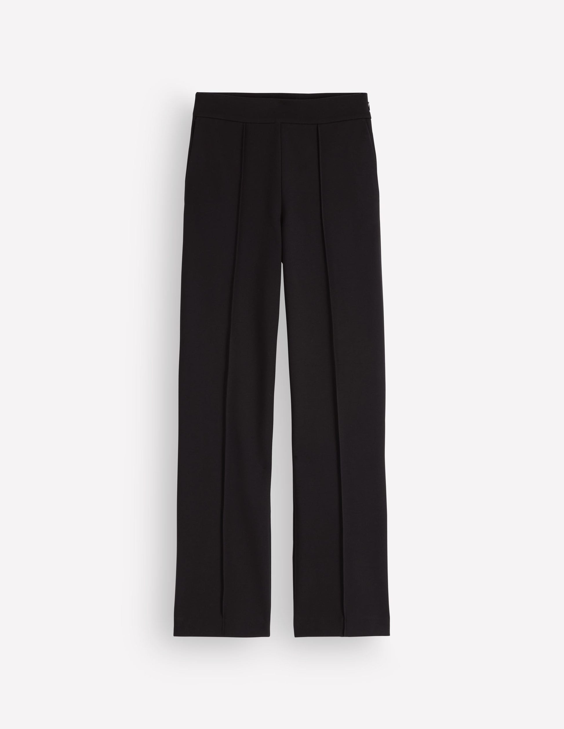 Ponte-Hose mit geradem Bein-Schwarz-6