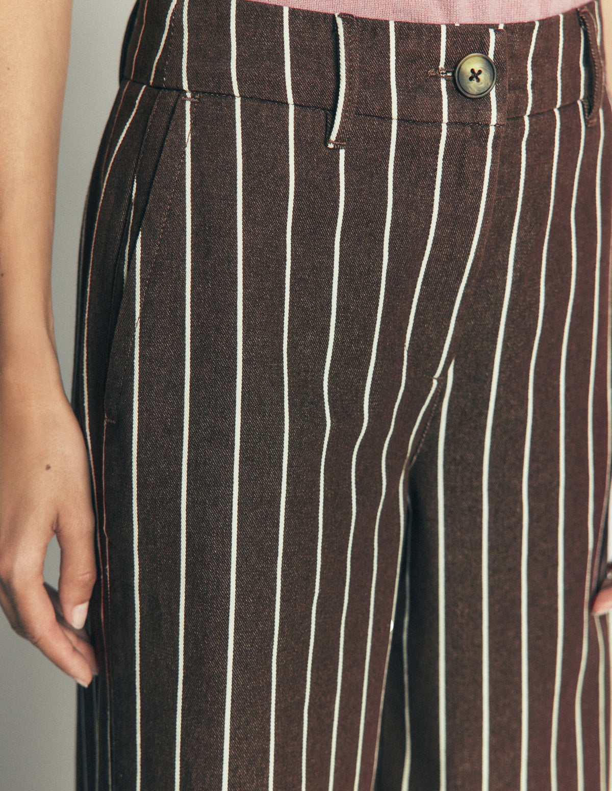 Belgravia Twillhose-Braun Streifen - Image 2