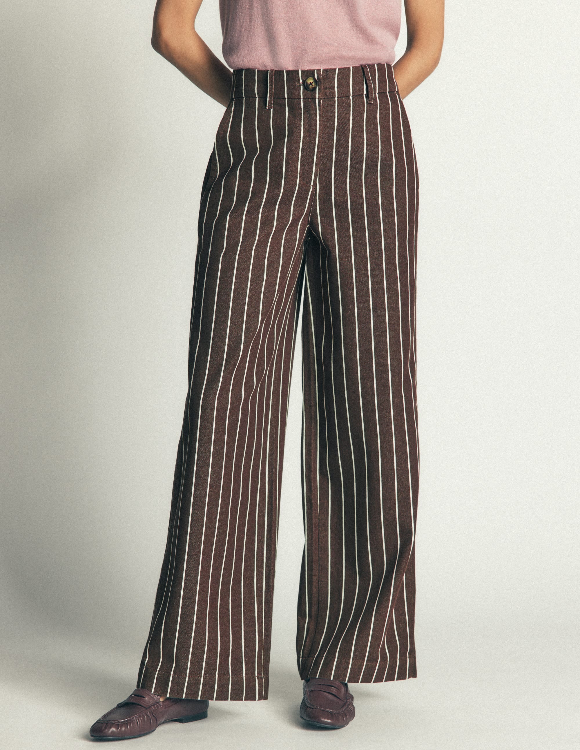 Belgravia Twillhose-Braun Streifen - Image 4