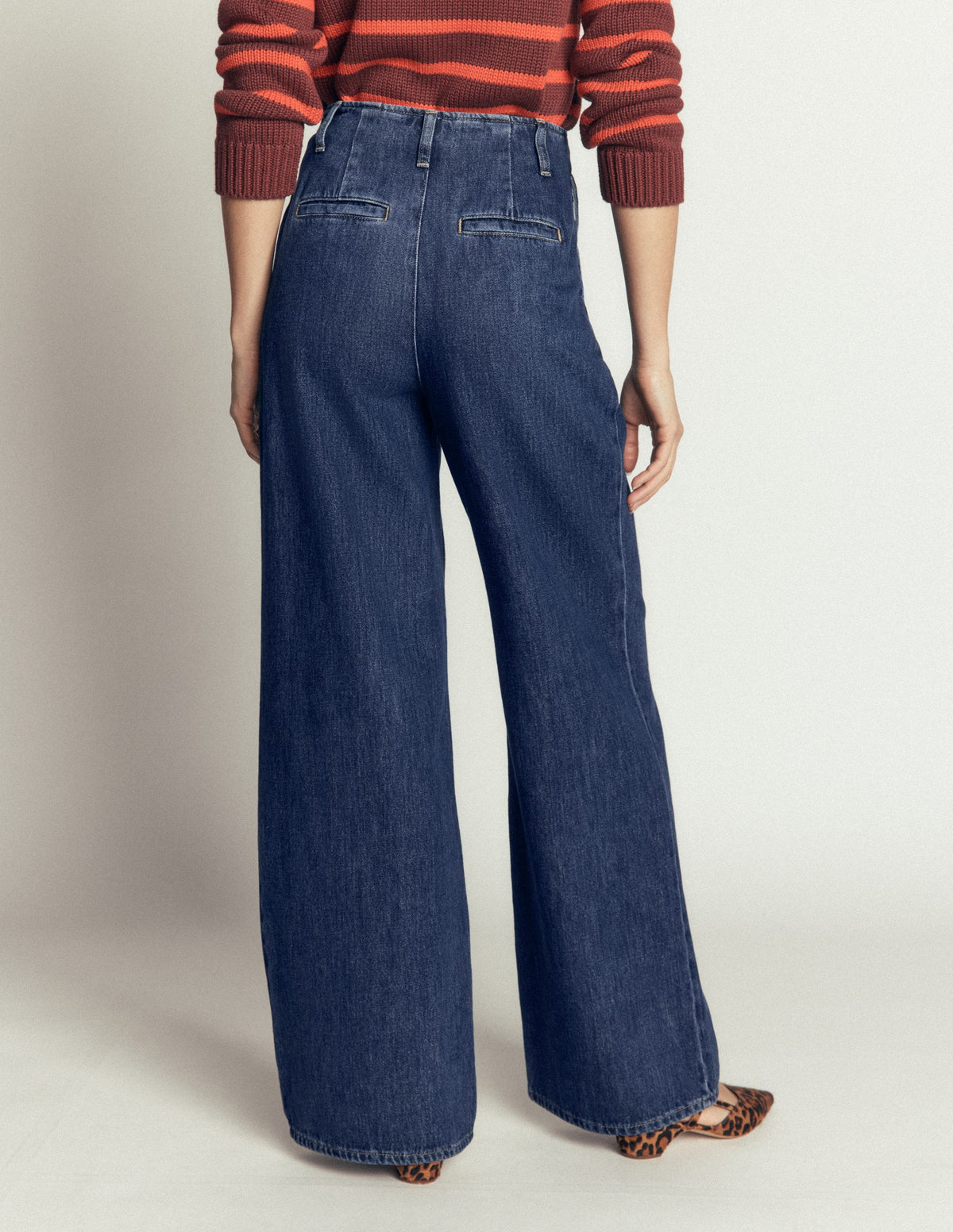 Jean large Mayfair à plis-Vintage moyen - Image 3