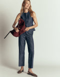 Canonbury 7/8-Twillhose-Indigo