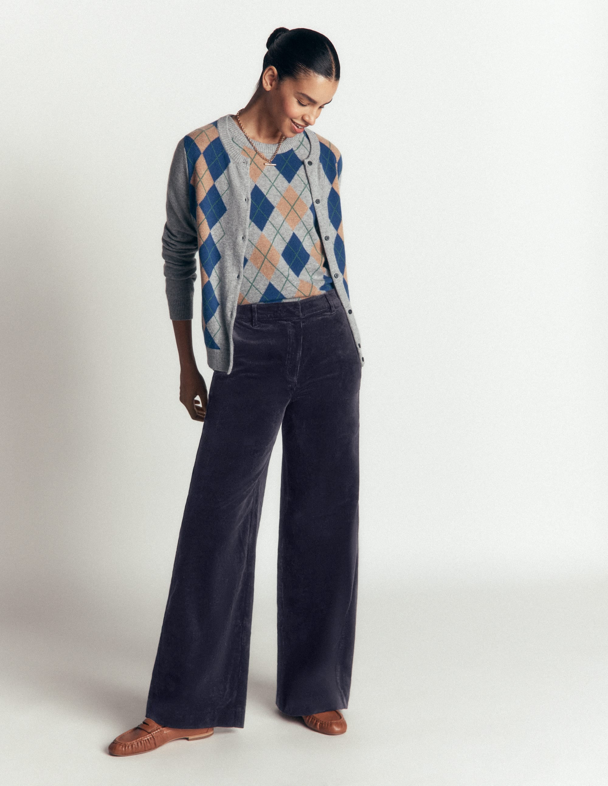 Belgravia Cordhose-Marineblau - Image 1