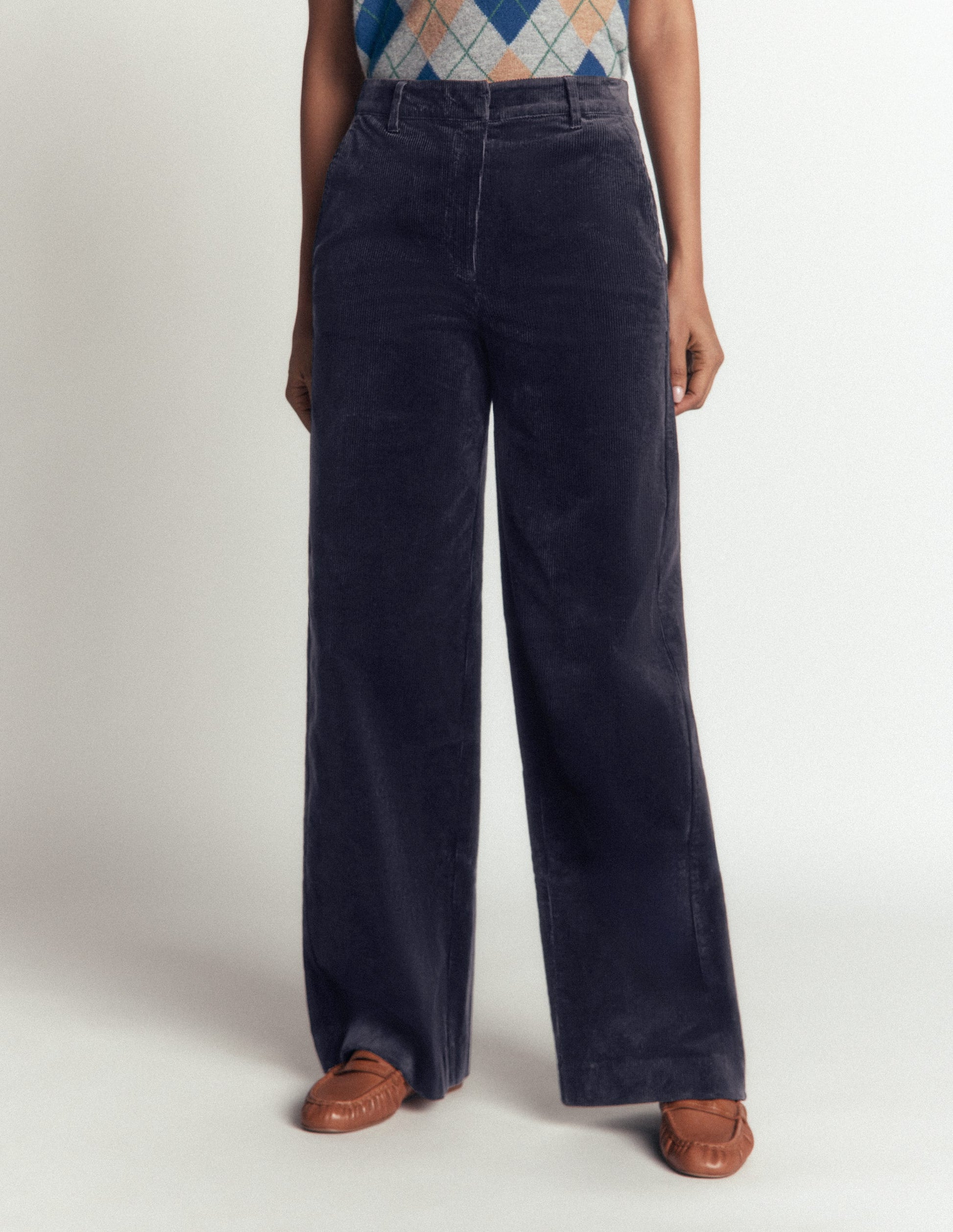 Belgravia Cordhose-Marineblau-4