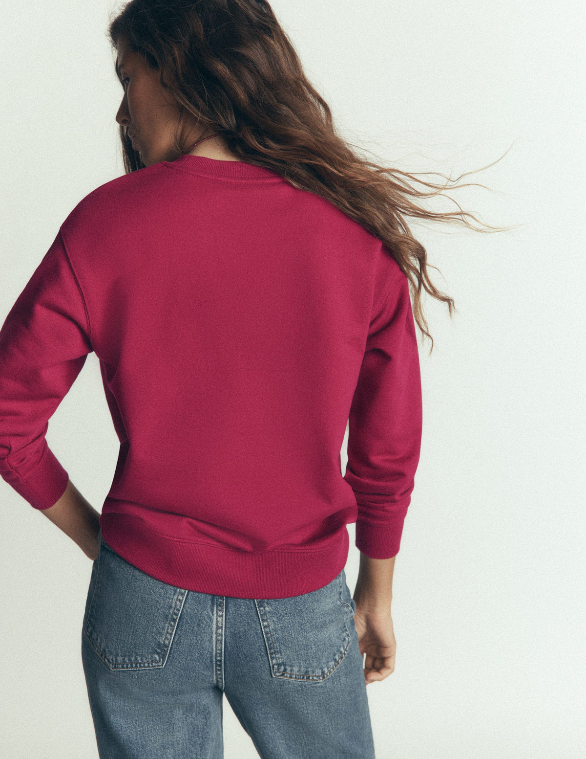 Emi Sweatshirt mit Stickerei-Rhododendron Stickerei-3