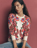 Rosa Bedrucktes Sweatshirt-Boho-Traum