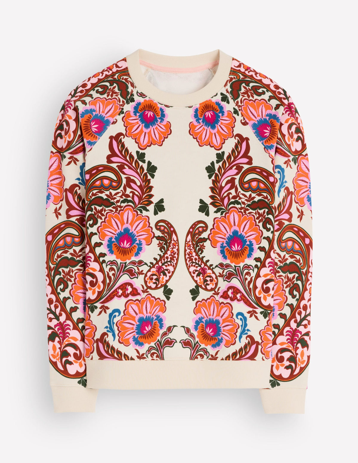 Rosa Bedrucktes Sweatshirt-Boho-Traum-6
