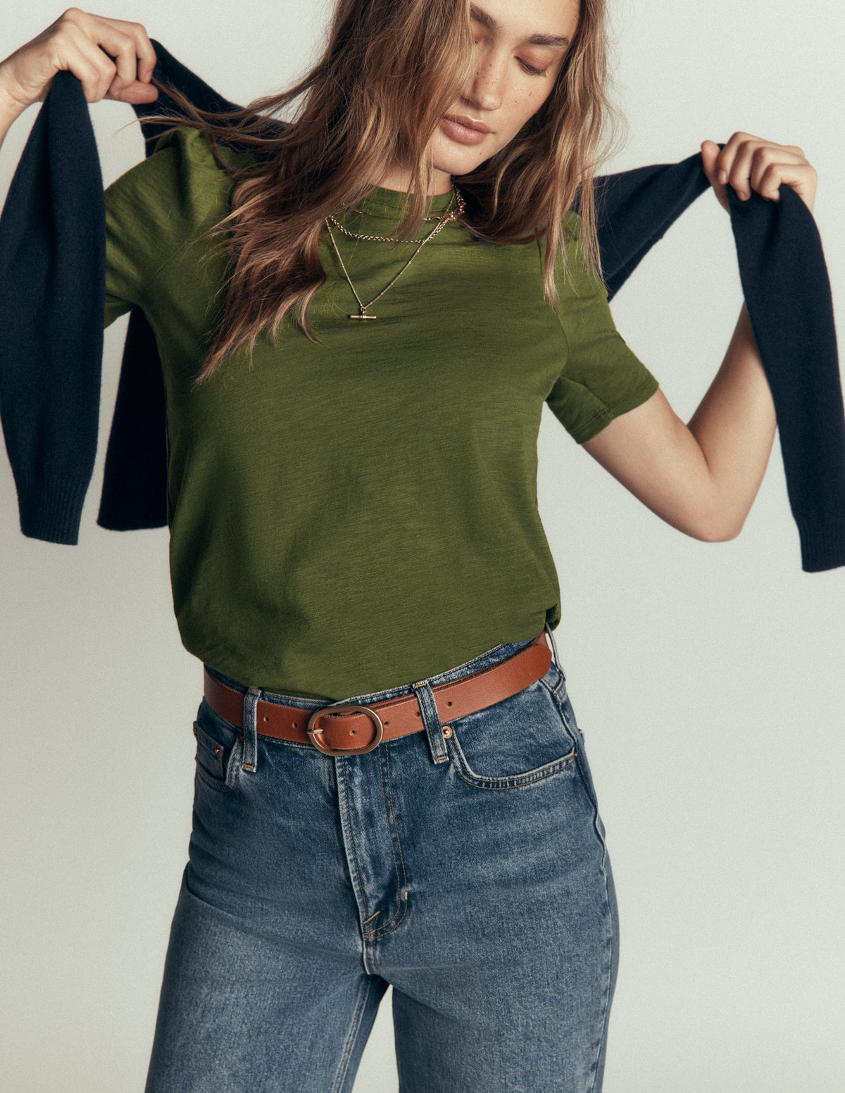 Sophie T-Shirt mit Puffärmeln-Braunschweigisches Grün - Image 4