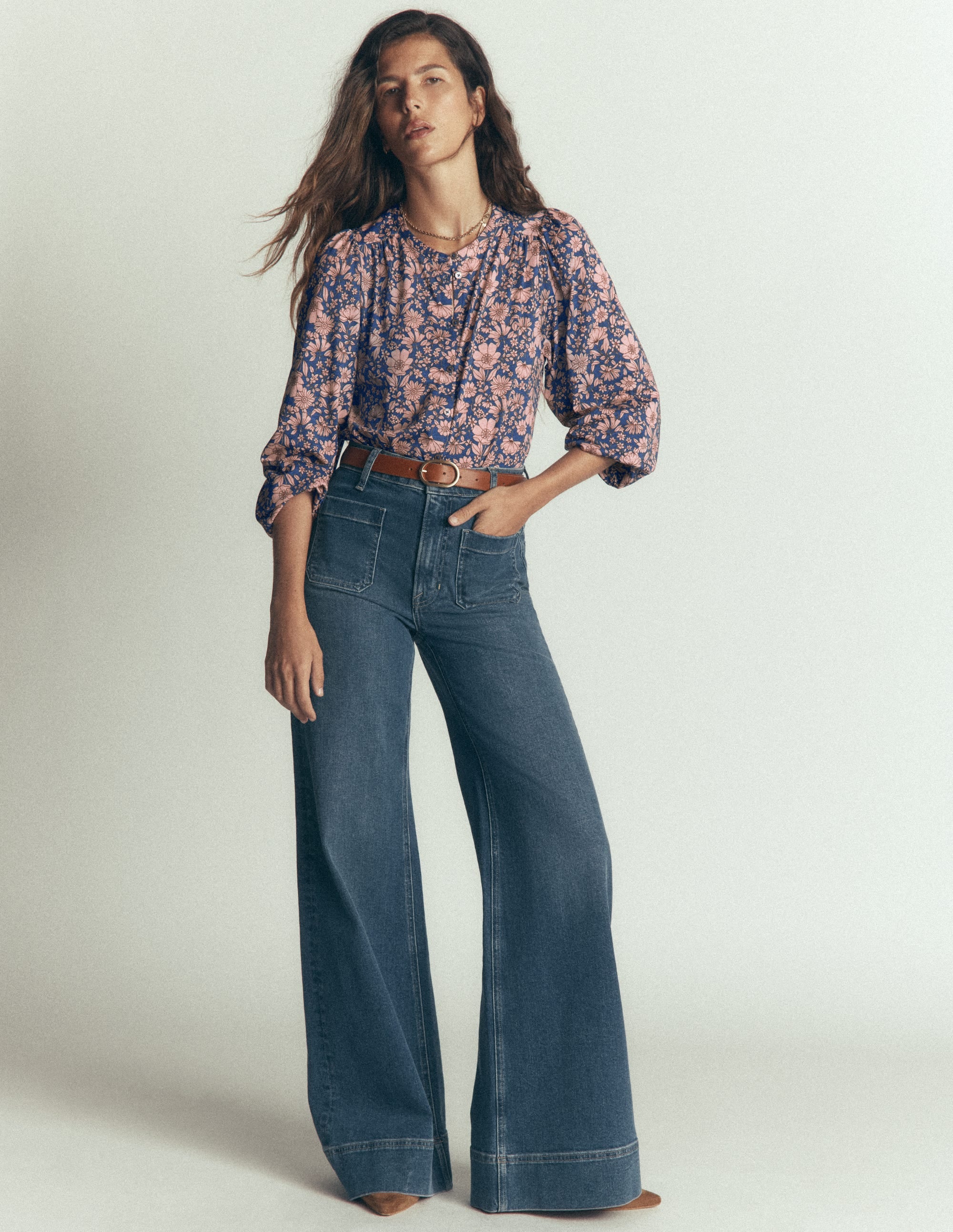 Ara Jersey Shirt-Floral Field - Image 1