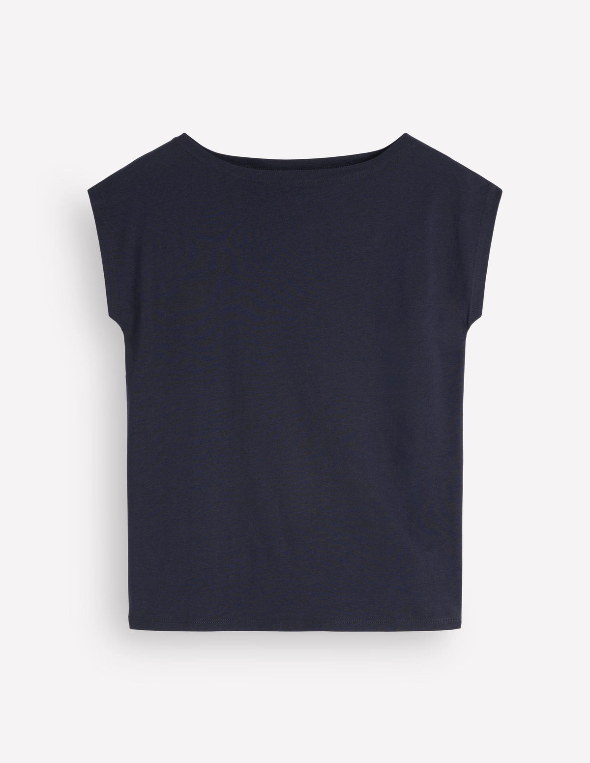 Superweiches T-Shirt mit U-Boot-Ausschnitt-Französisches Marineblau (19-3921 TCX) - Image 5