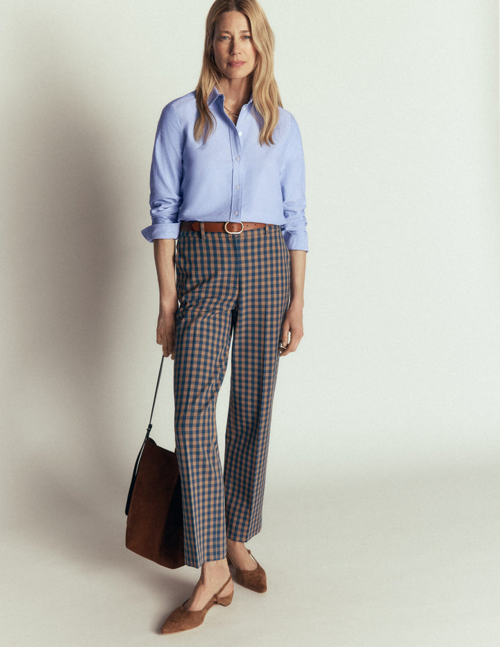 La nouvelle chemise Sienna en coton-Oxford bleu