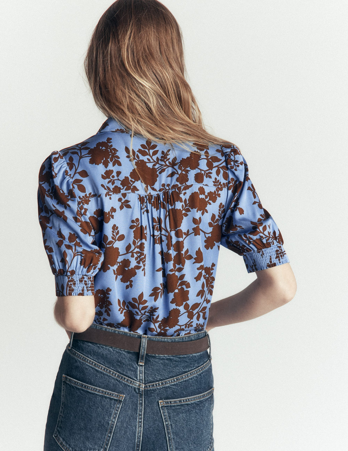 Penelope Viscose Top-Forget Me Not, Bouquet Breeze - Image 2