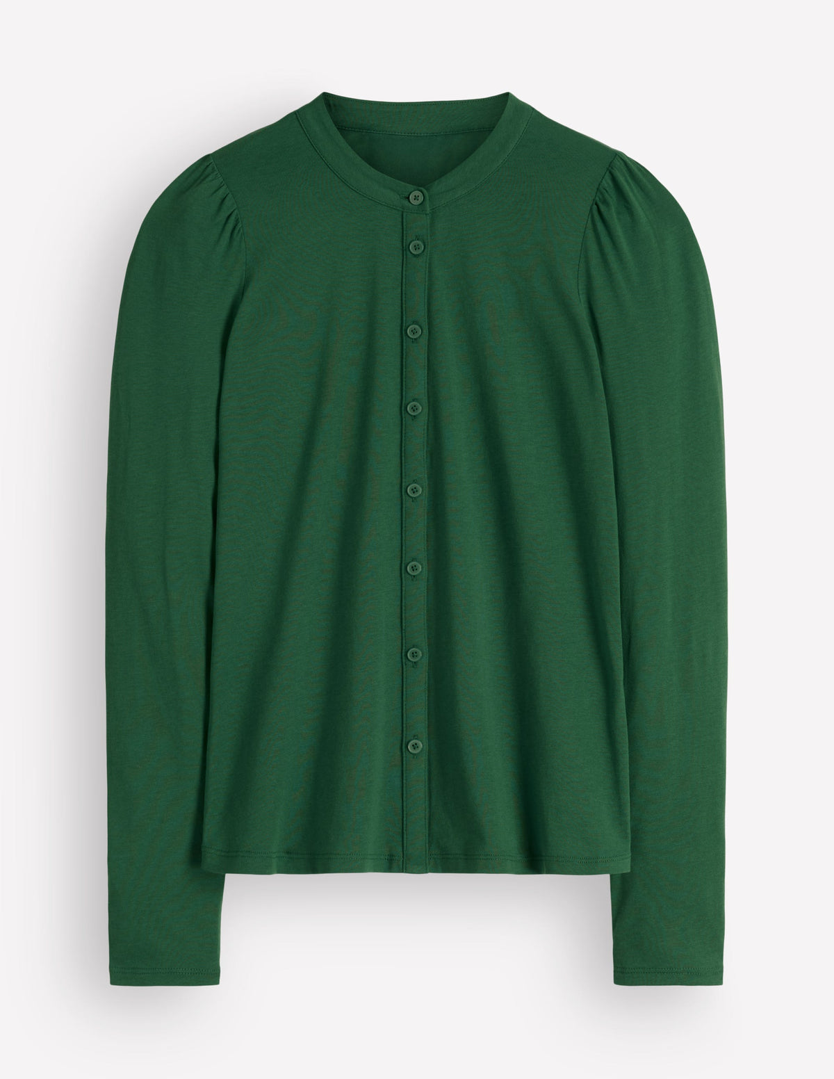 Chemise ultra-douce à manches bouffantes-Vert chasseur - Image 5