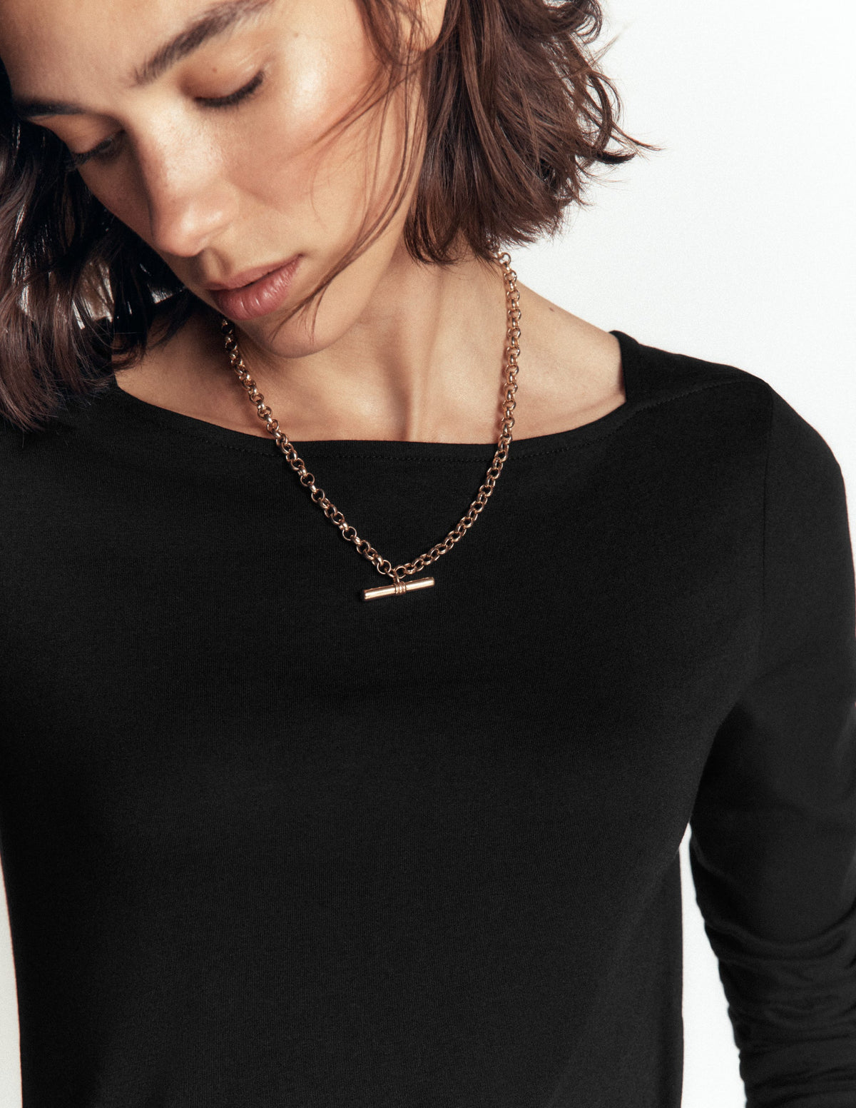 Supersoft Square Neck Top-Black - Image 2