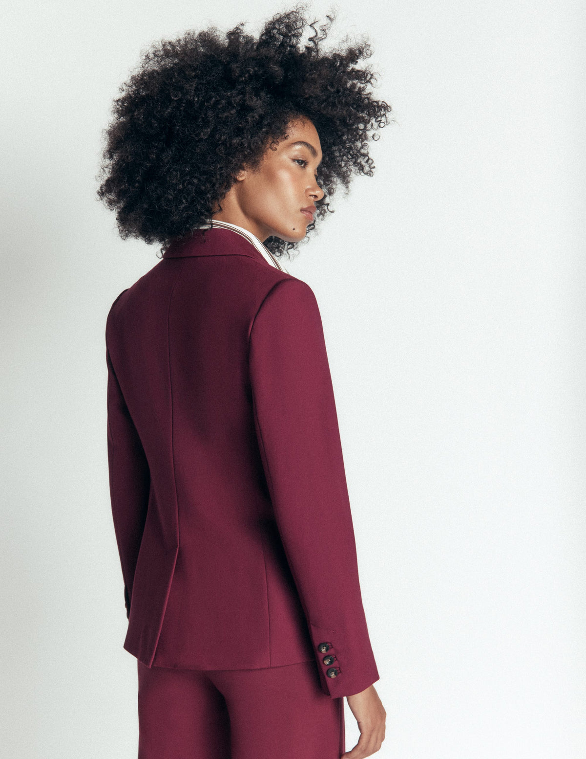 Stamford Ponte-Blazer-Dunkelviolett - Image 4