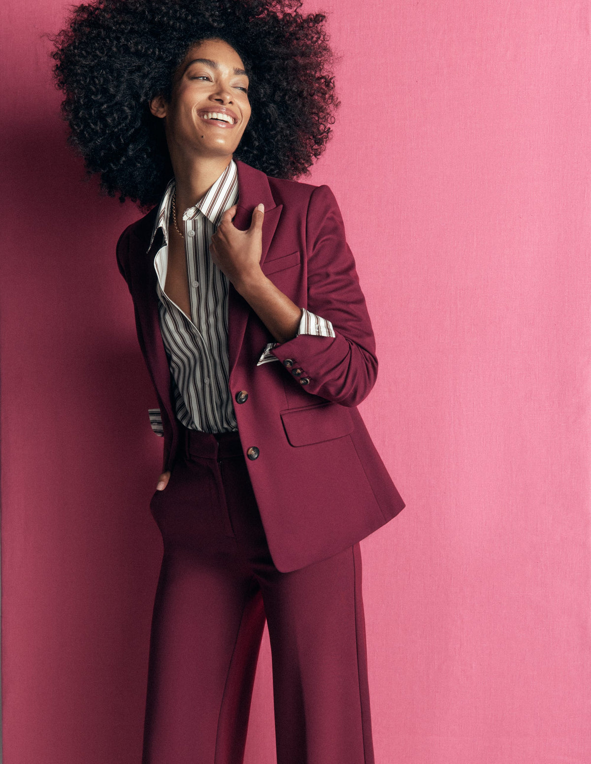 Stamford Ponte-Blazer-Dunkelviolett - Image 1