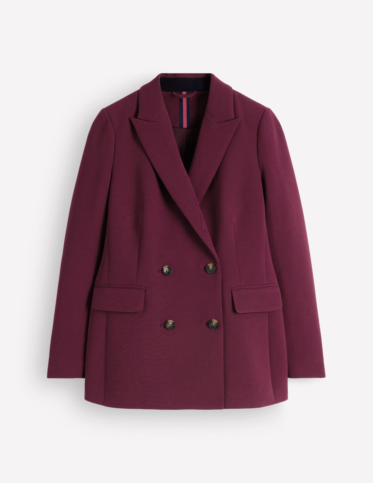 Keswick Zweireihiger Blazer-Dunkelviolett-9
