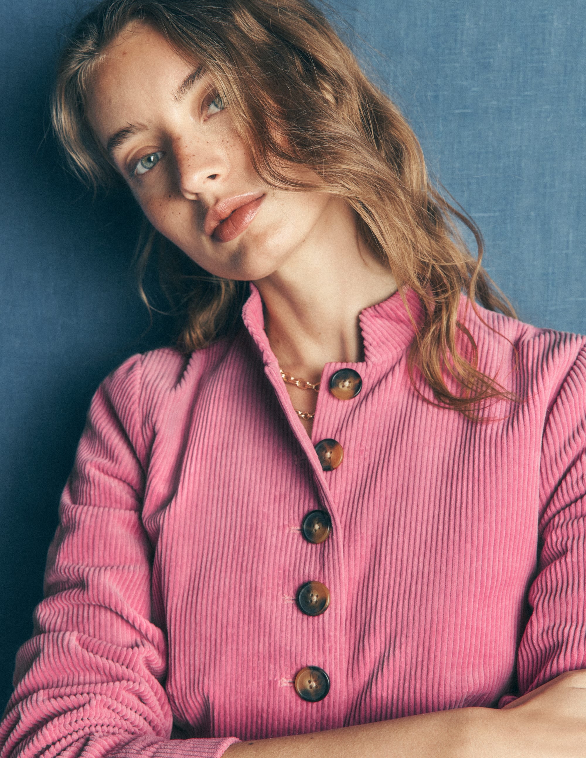 Hereford Cordjacke im Military-Stil-Rosa Heide - Image 3
