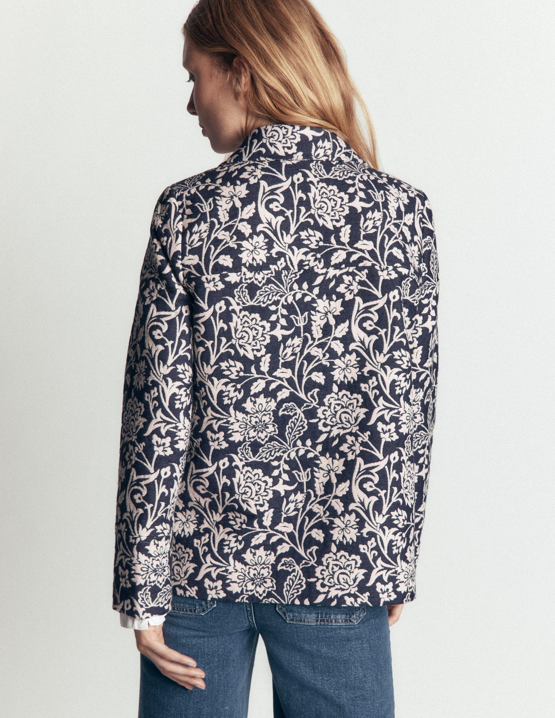Fife Jacquard Chore Jacket-Navy-6