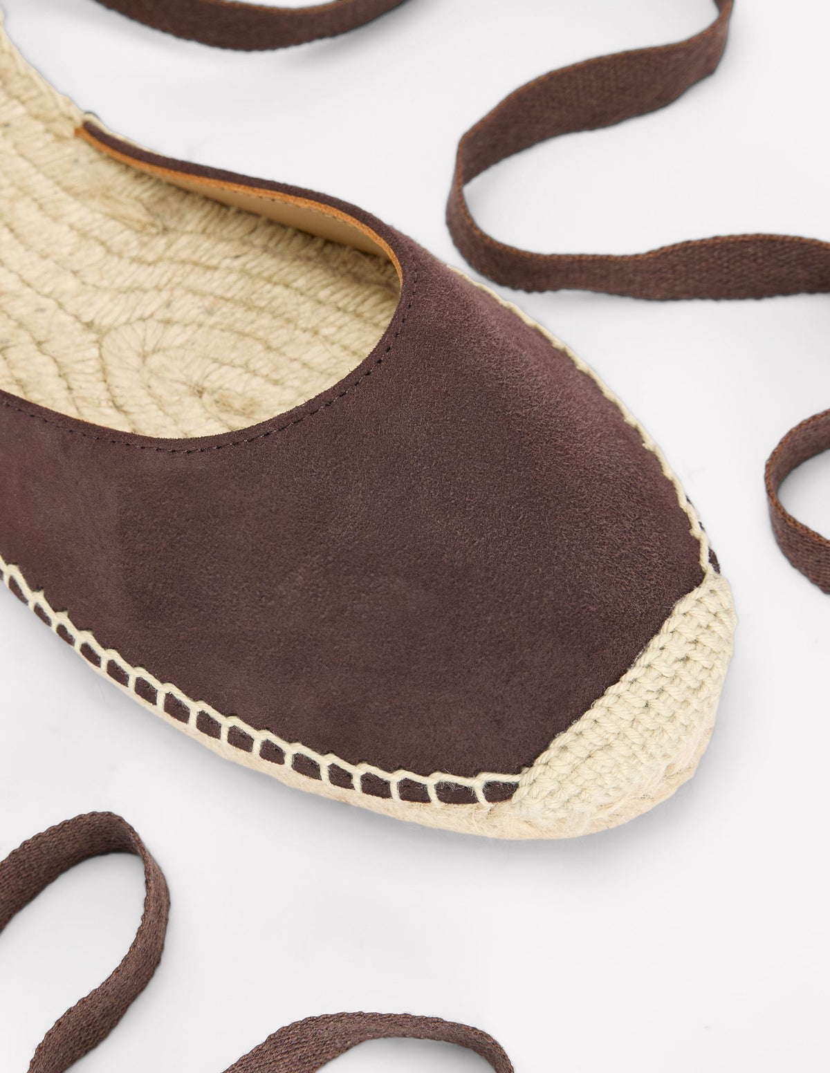 Cassie Flache Espadrilles-Bitterschokolade-4