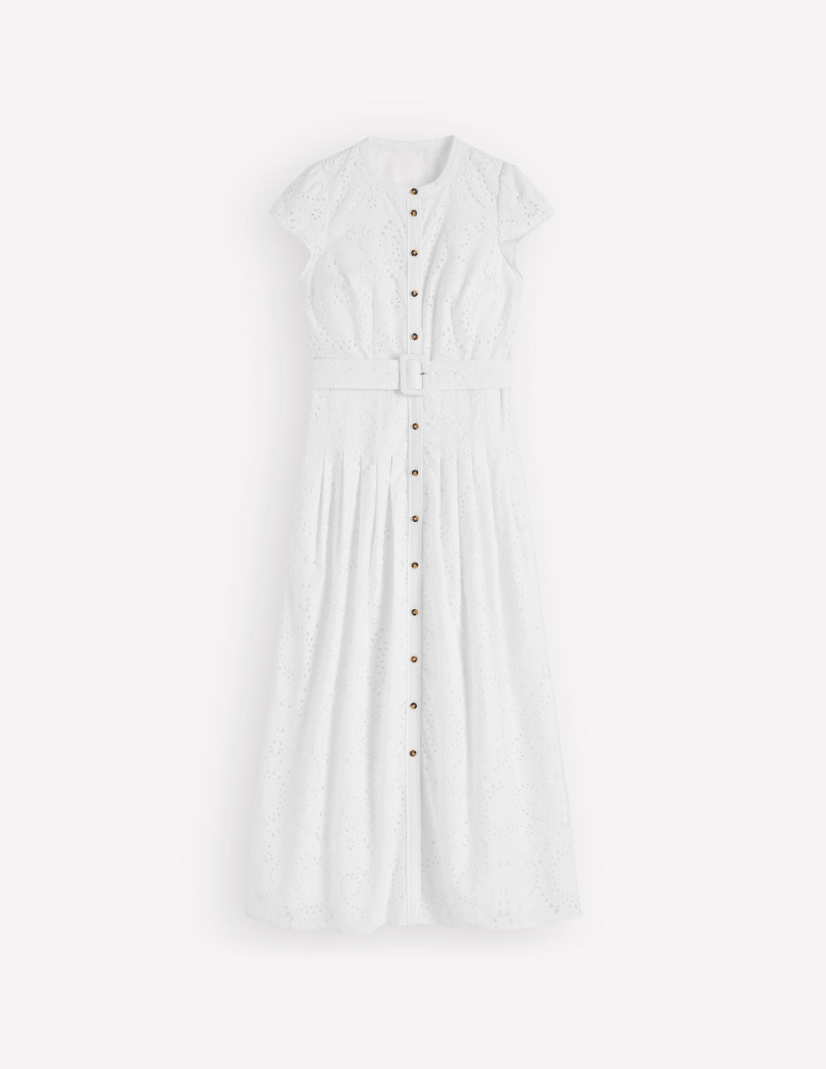 Arabella Cotton Maxi Dress-White Broderie - Image 6