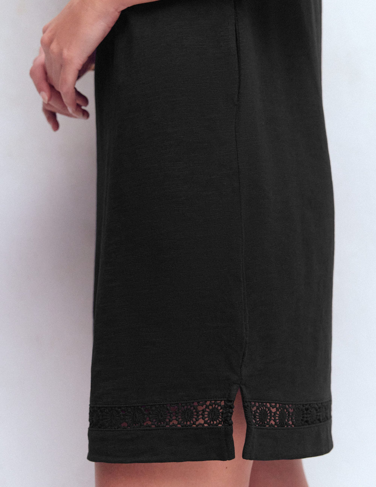 Hattie T-Shirt-Kleid aus Jersey-Schwarz - Image 5