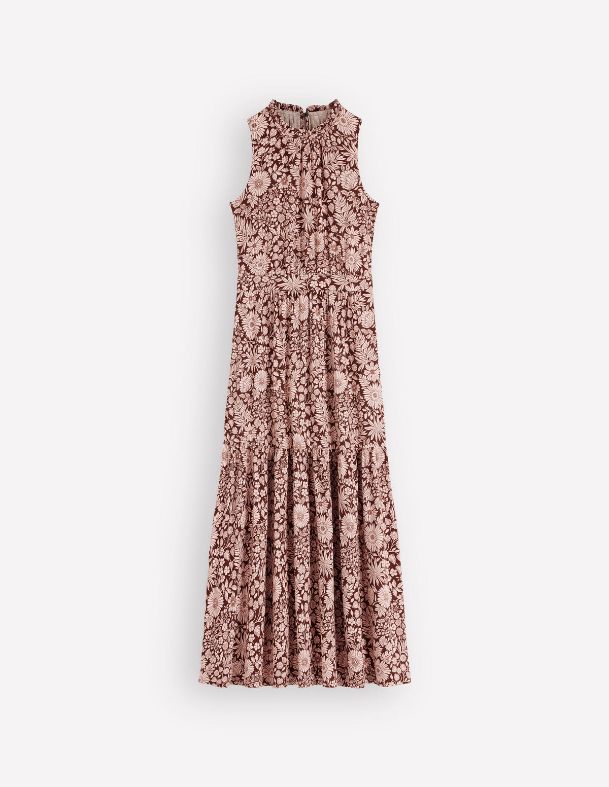 Camalie Jersey-Maxikleid-Umbra, Blühendes Blumenbeet - Image 7