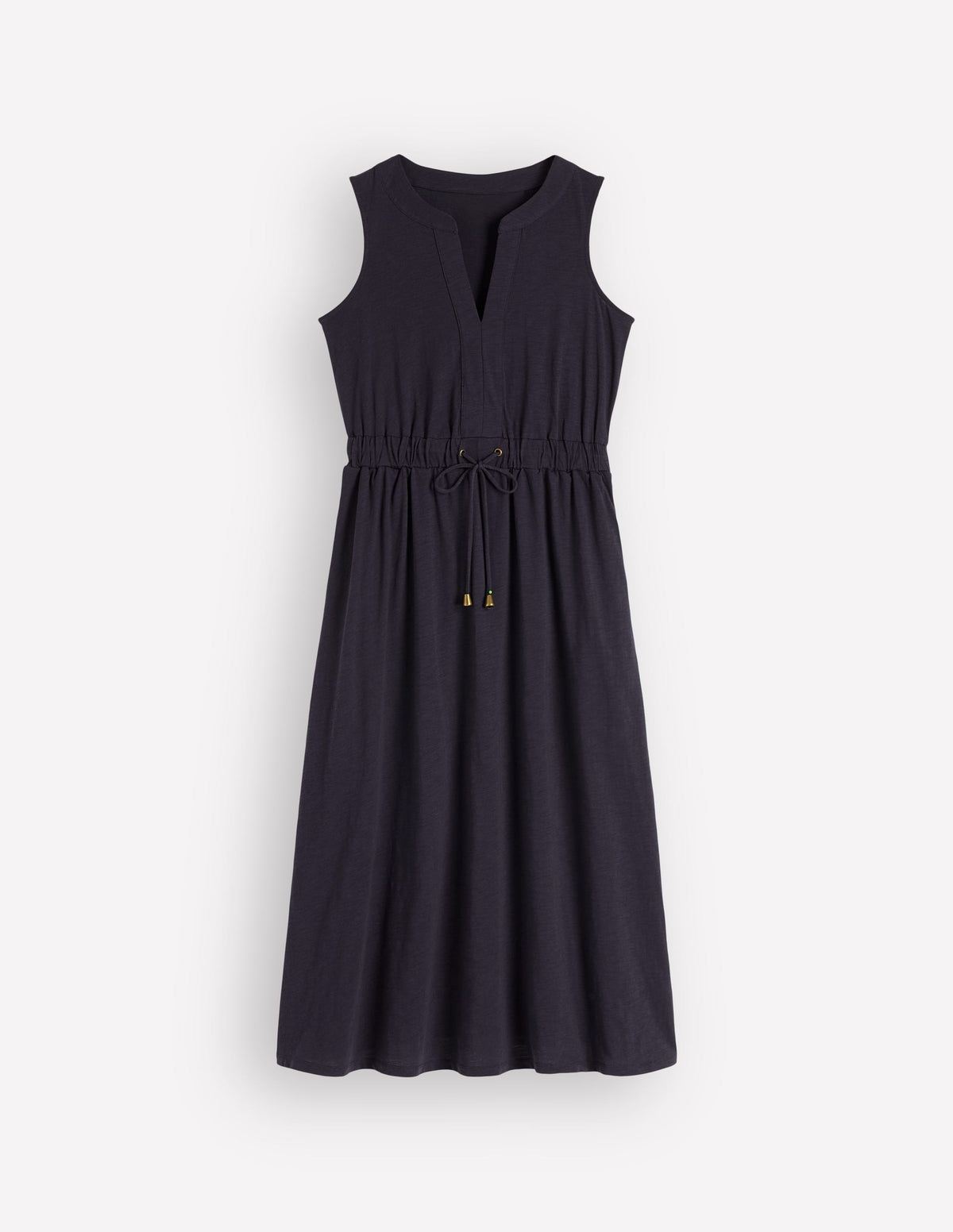 Delphine Midi Jersey Dress-Navy - Image 5