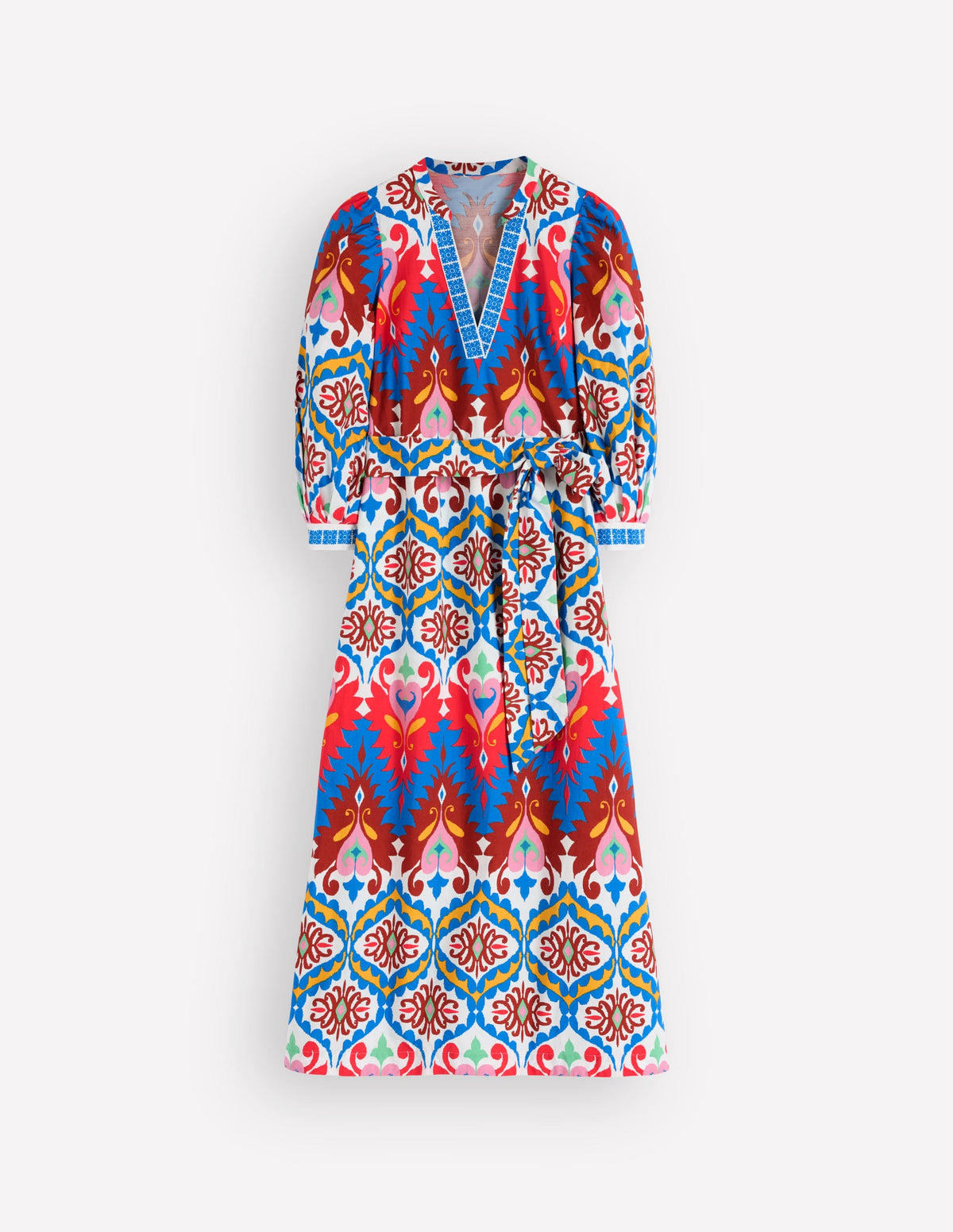 Robe Octavia en coton-Motif Ikat Dream multi-7