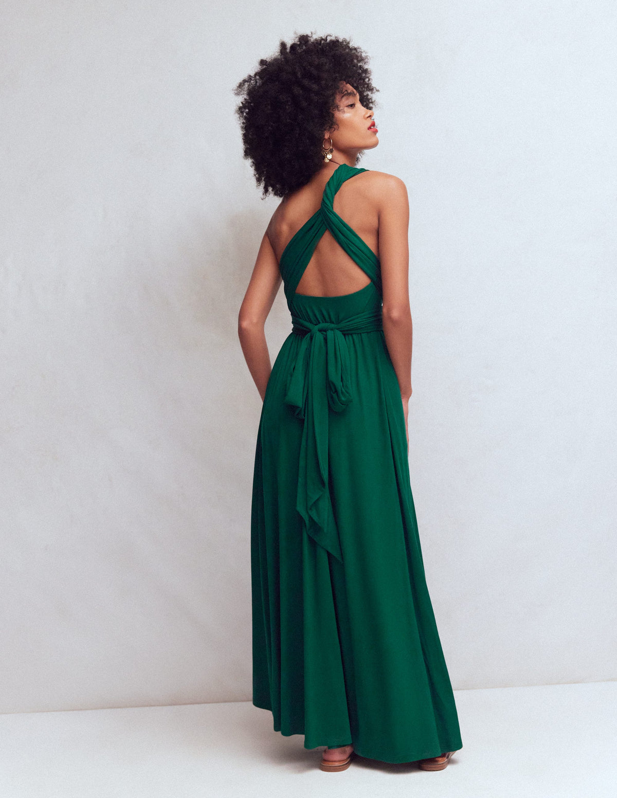 Multiway Jersey Maxi Dress-Emerald Night-7