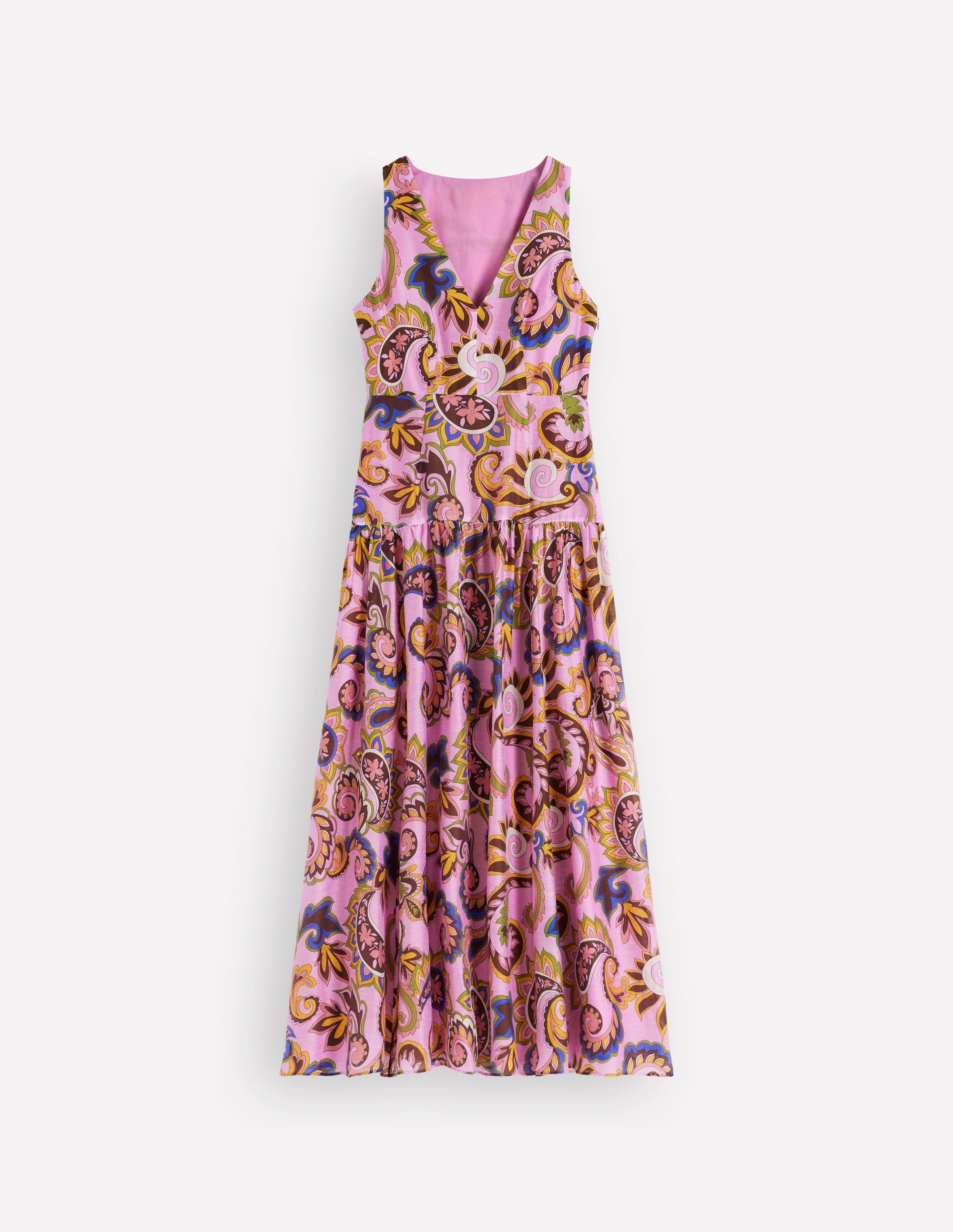 Robe sans manches à taille basse-Multi, motif Paisley Frenzy - Image 6