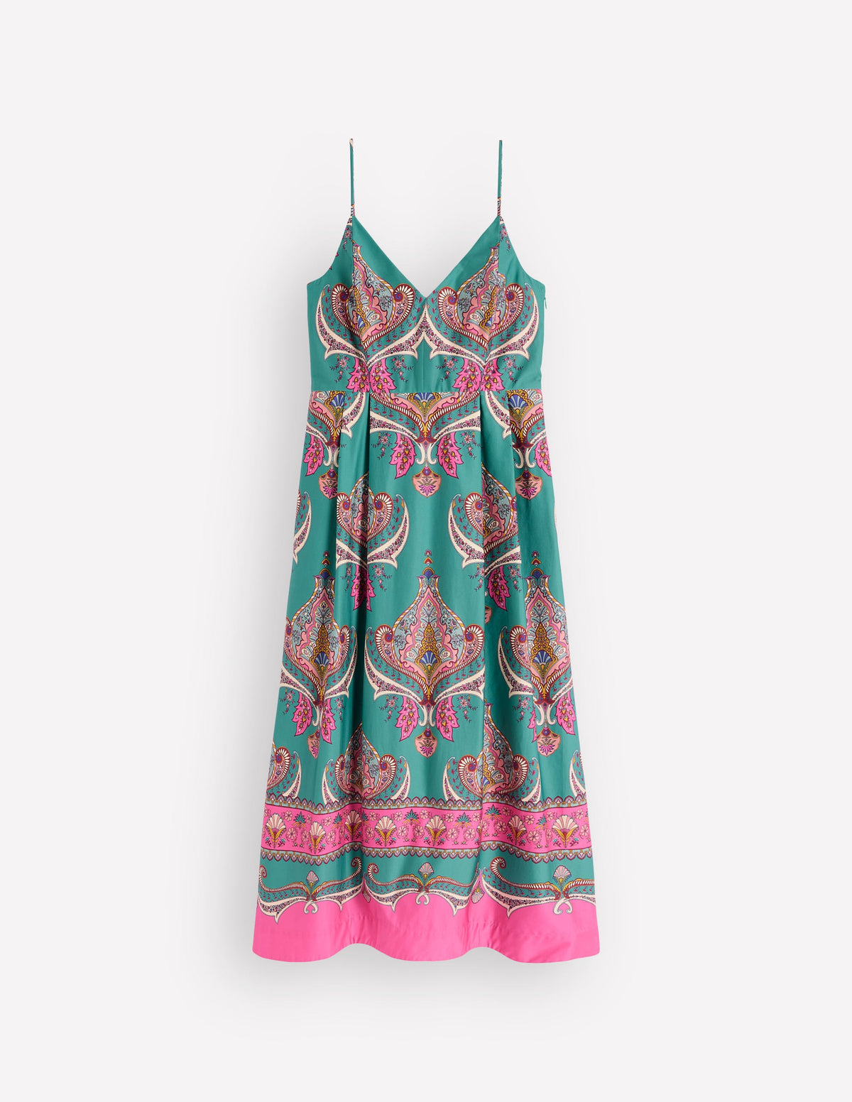 Popeline-Kleid im Empire-Stil für besondere Anlässe-Aurorablau, Ornamente-6