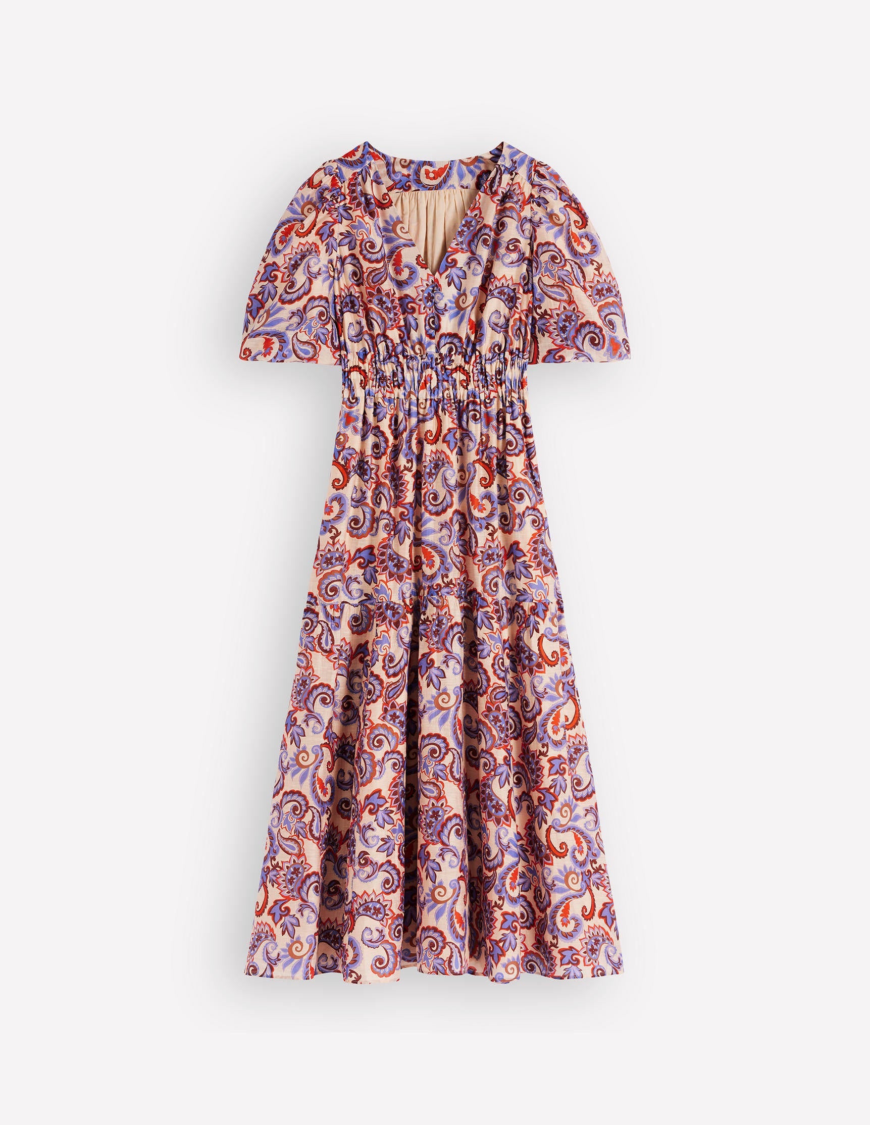 Irene Kleid für besondere Anlässe-Mandelmilch, Paisley-Ekstase - Image 6