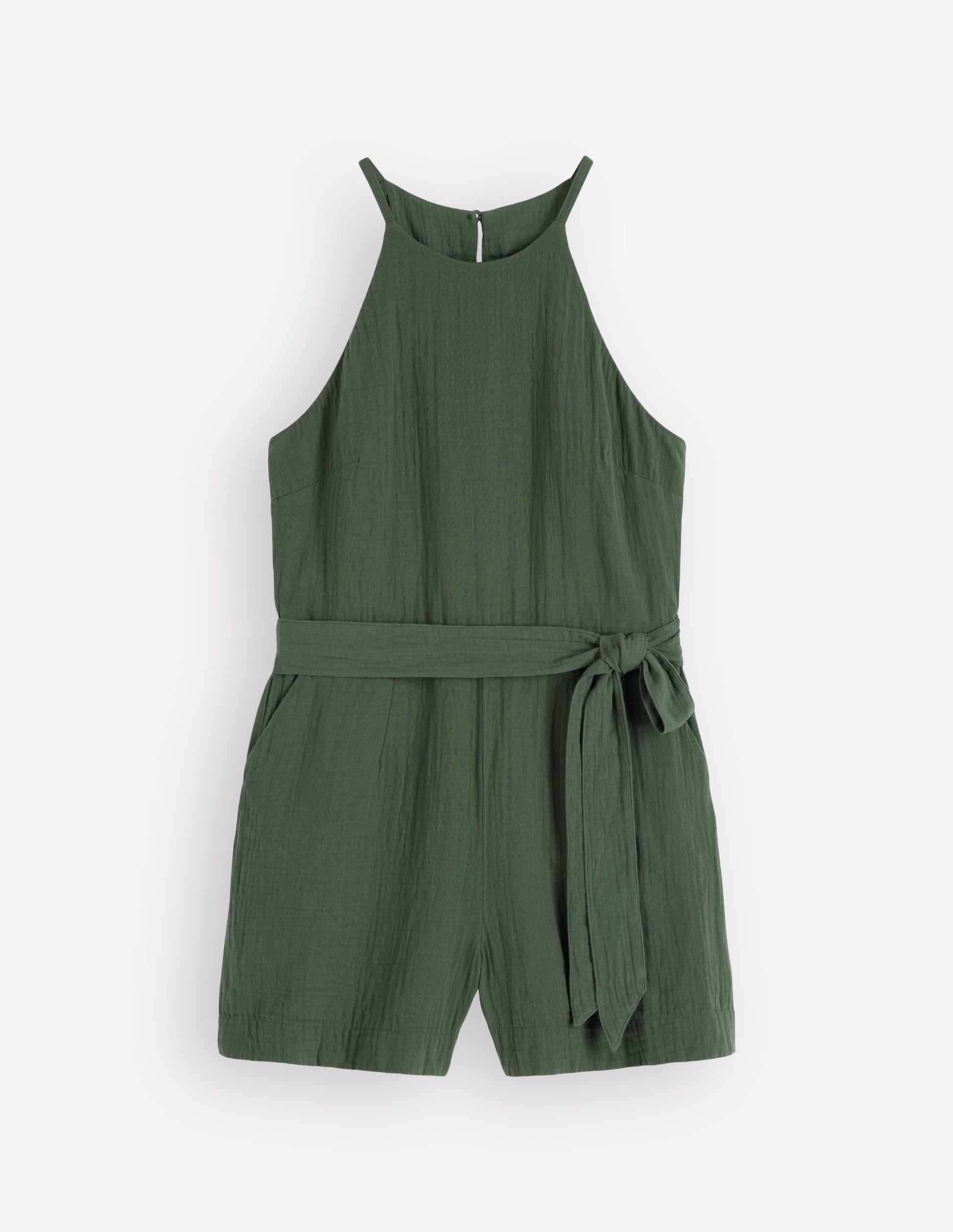 Combishort Rosa double-étoffe-Vert chasseur-5
