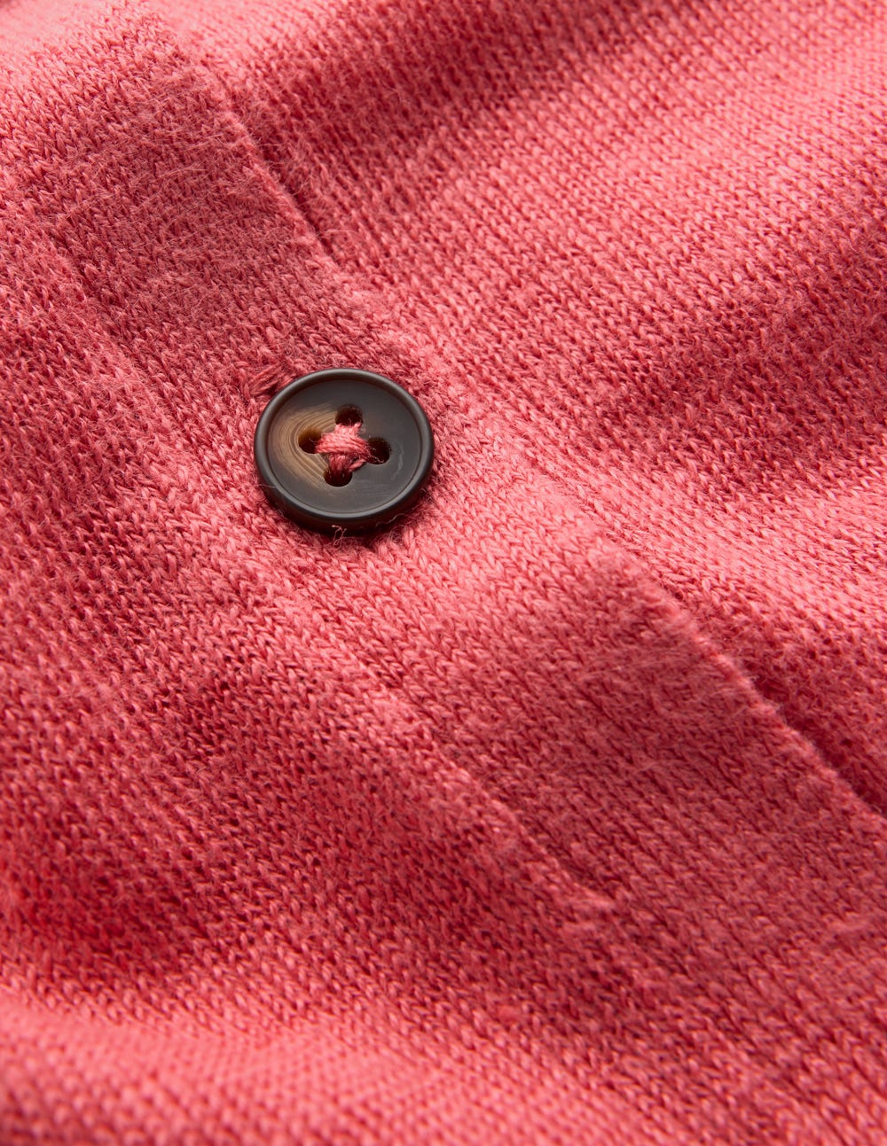 Agnes Leinenstrickjacke mit Kragen-Koralle-6