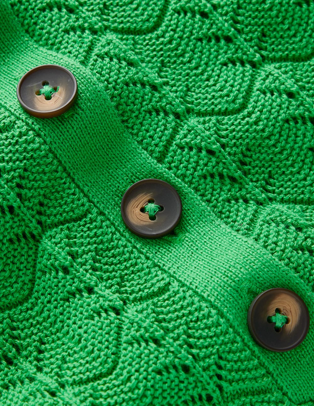 T-shirt à col tunisien en pointelle-Cyber citron vert-8