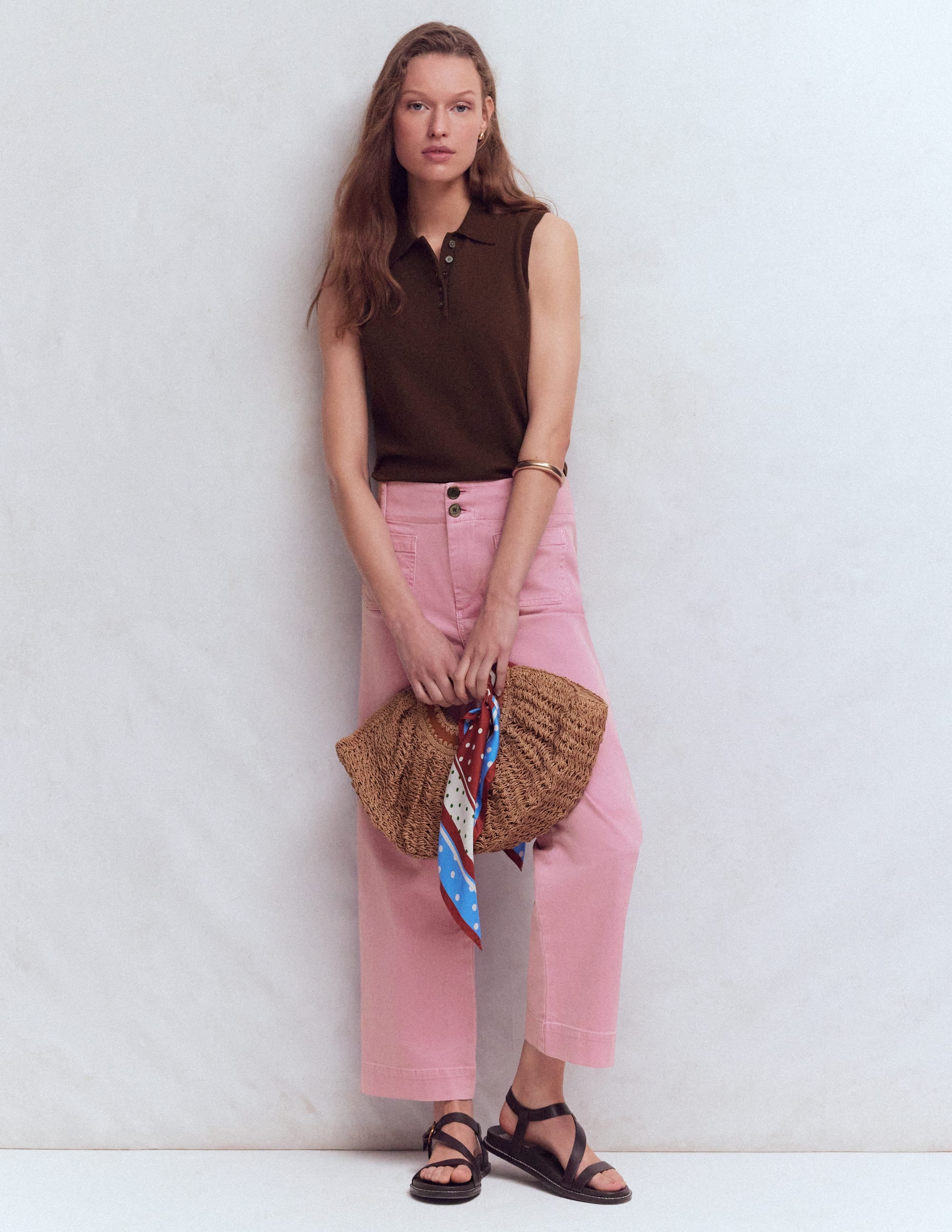 Chloe Henley-Strick-Pullunder-Bitterschokolade - Image 5