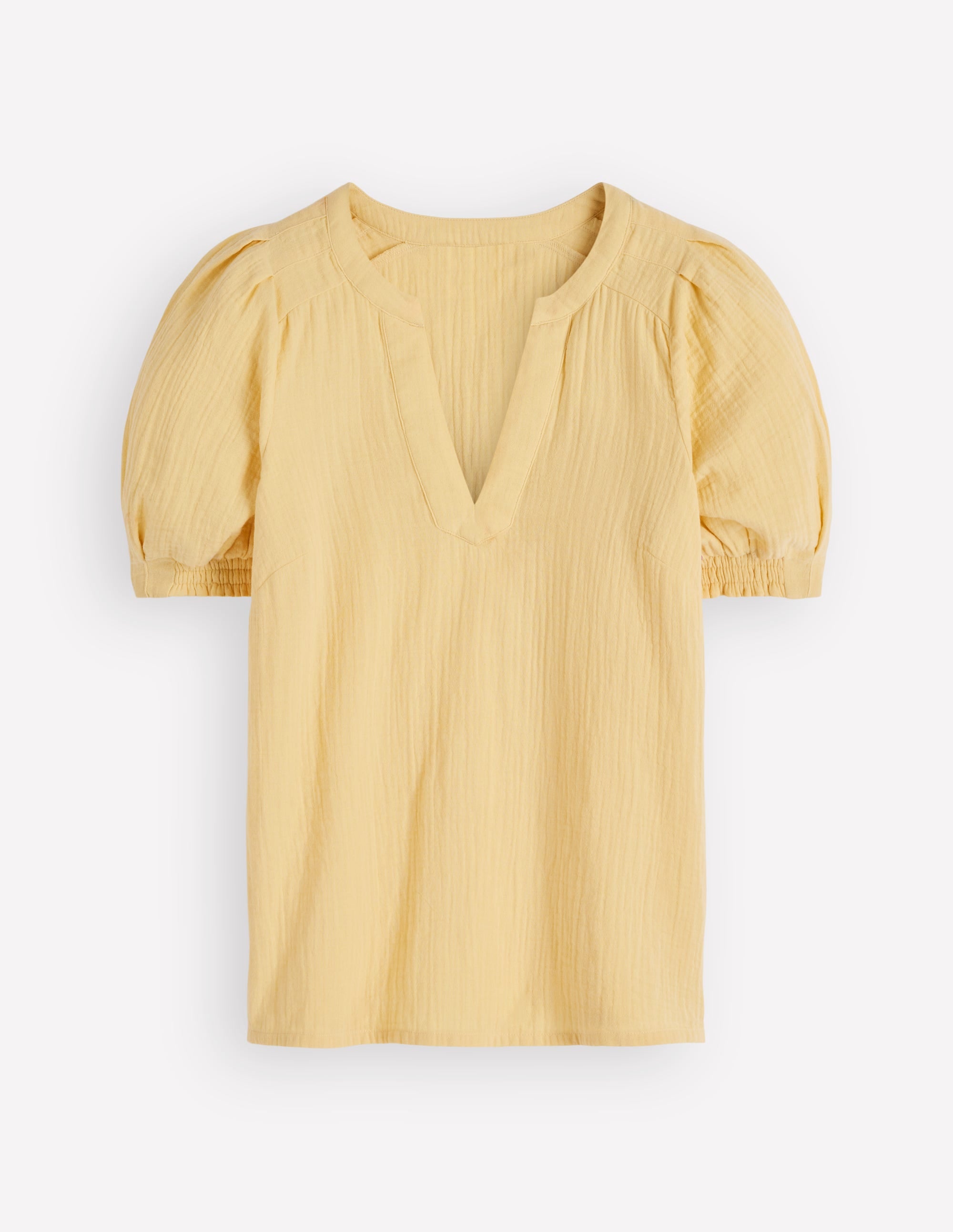 Top Rae double-étoffe-Jaune soleil - Image 5
