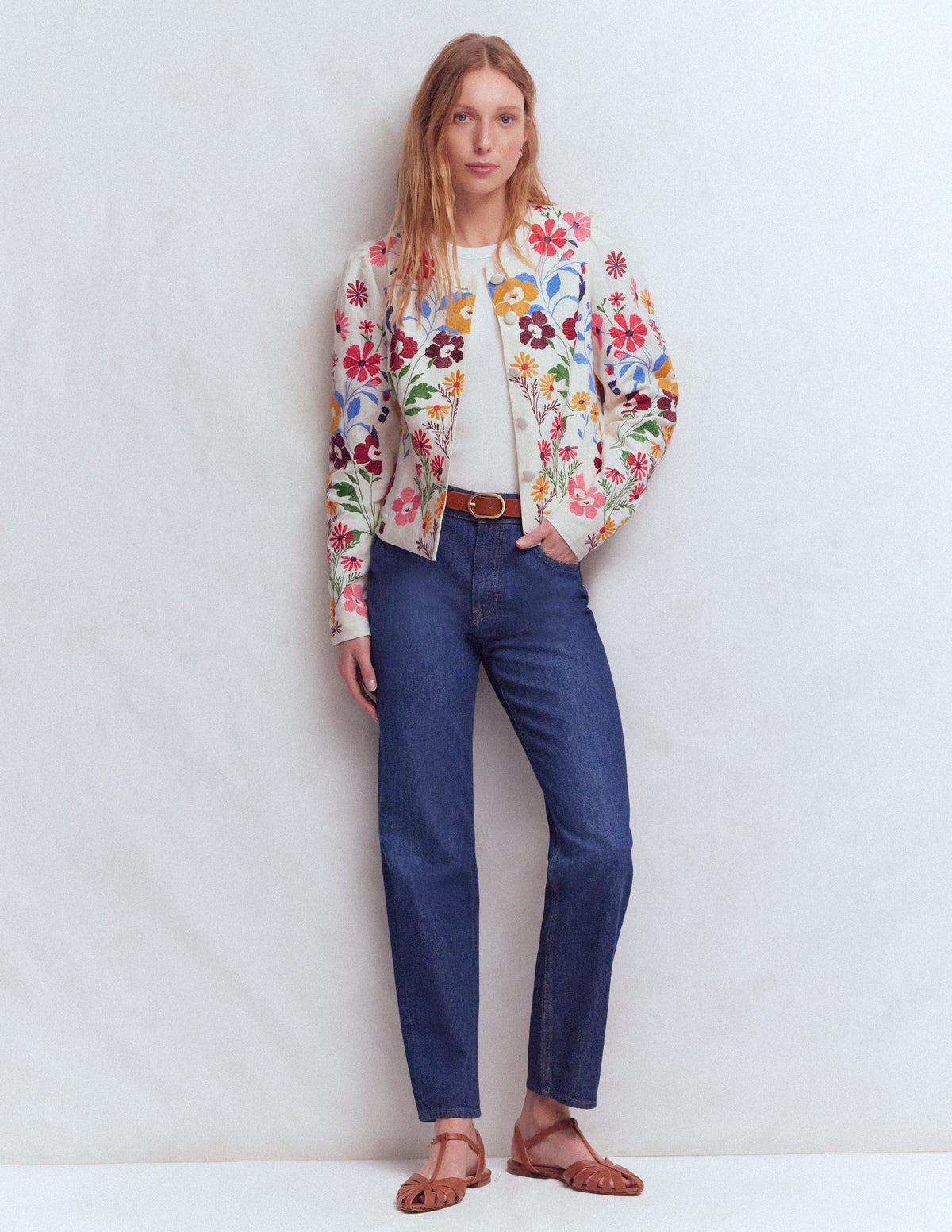 Salisbury jacke mit puffärmeln-Bunt, Stickerei - Image 6