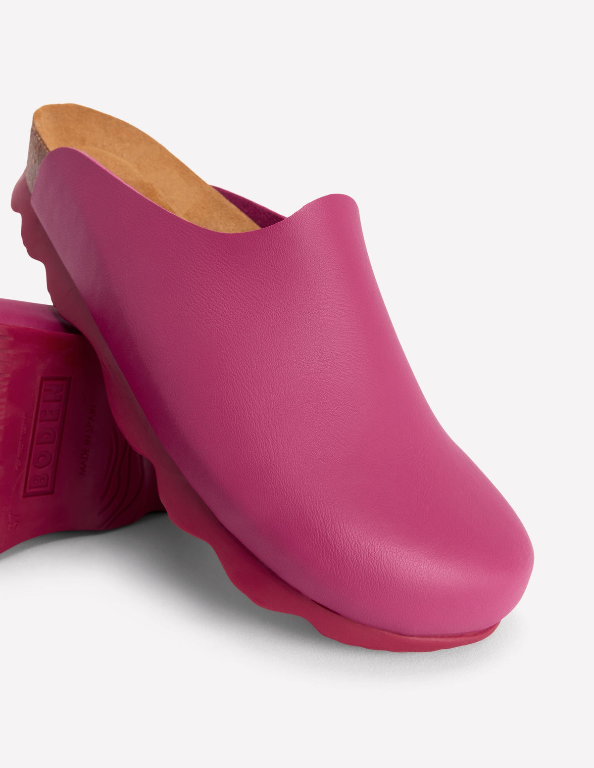 Lyla Clogs in Blockfarben-Pink/Rot-7