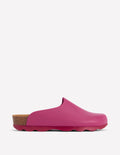 Lyla Clogs in Blockfarben-Pink/Rot