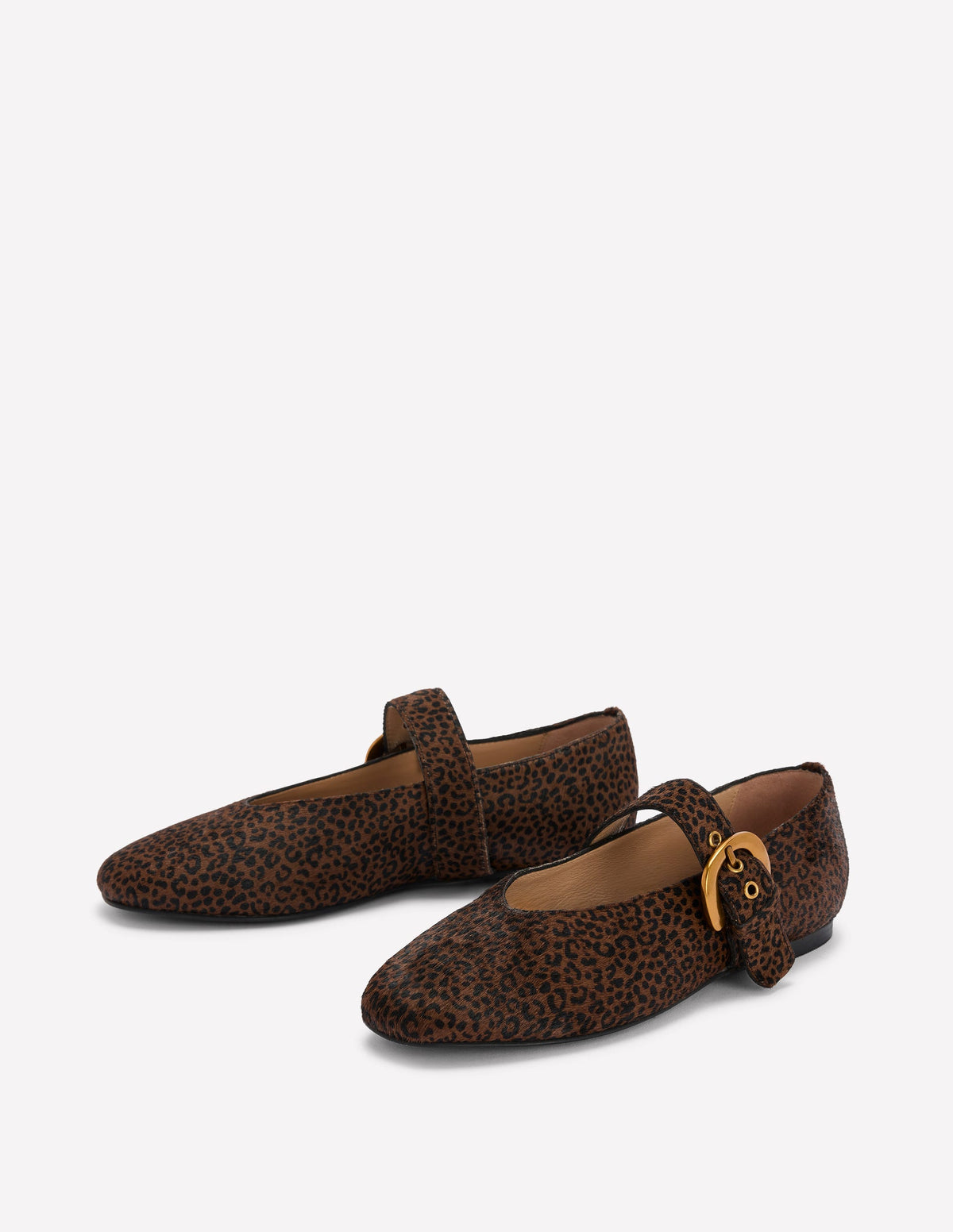 Kylie Flache Mary Janes mit Schnalle-Mini Leopardenmuster - Image 4