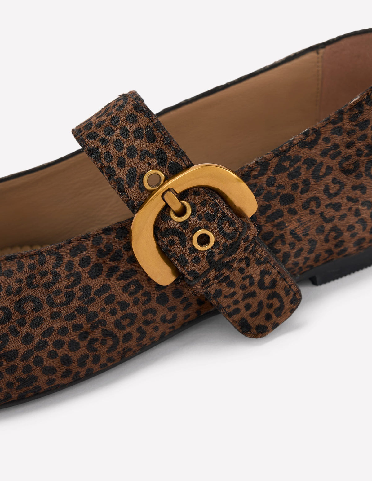 Kylie Flache Mary Janes mit Schnalle-Mini Leopardenmuster - Image 5