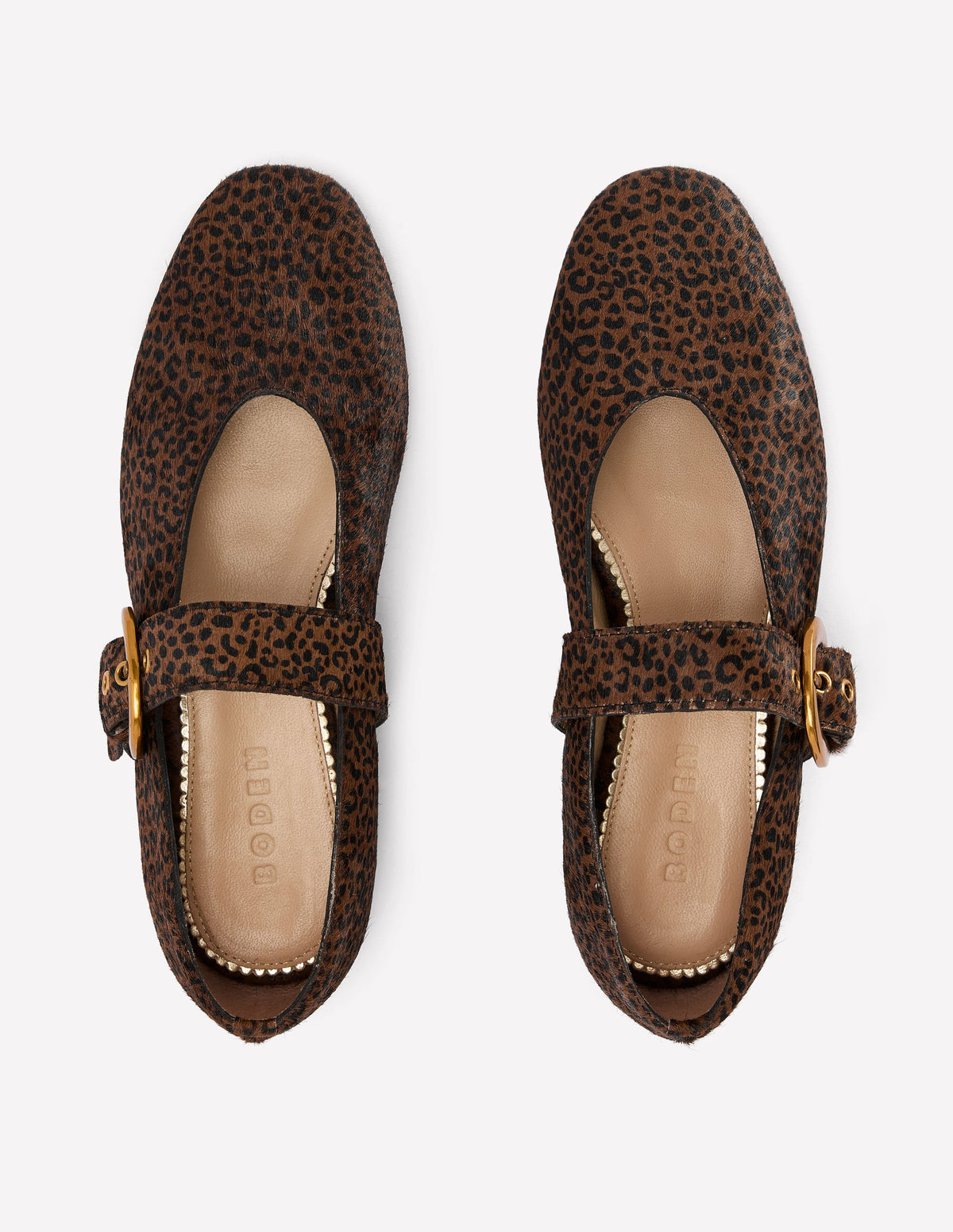 Kylie Flache Mary Janes mit Schnalle-Mini Leopardenmuster - Image 6