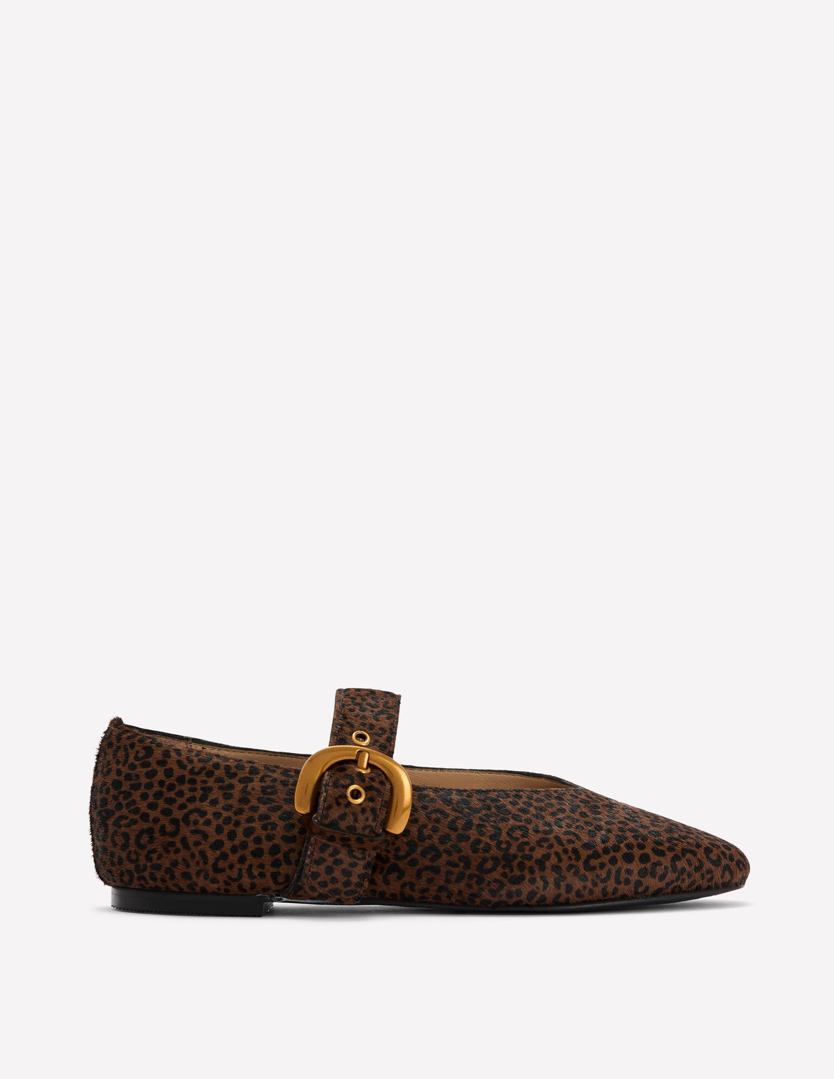Kylie Flache Mary Janes mit Schnalle-Mini Leopardenmuster - Image 1