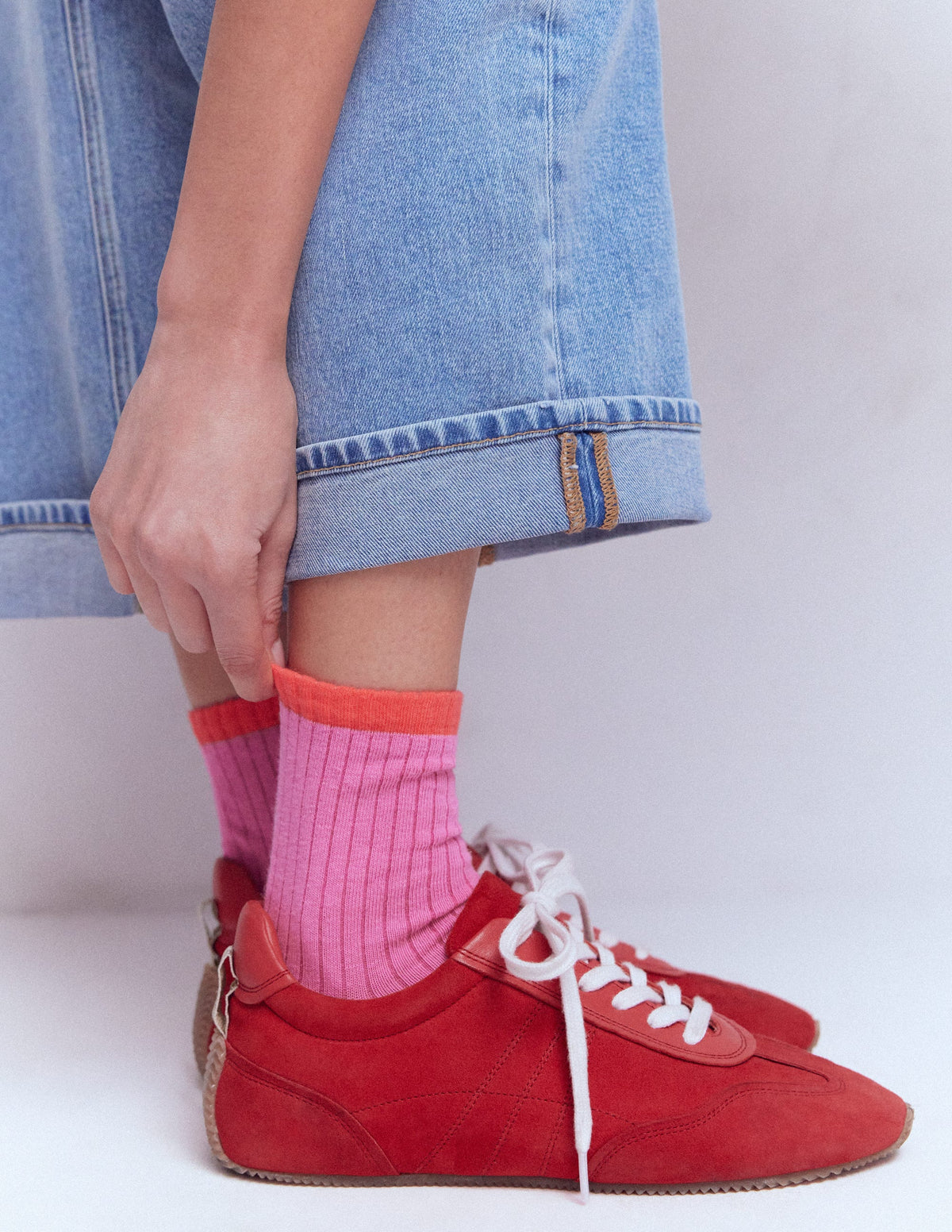Socken in Blockfarben-Bunt - Image 2