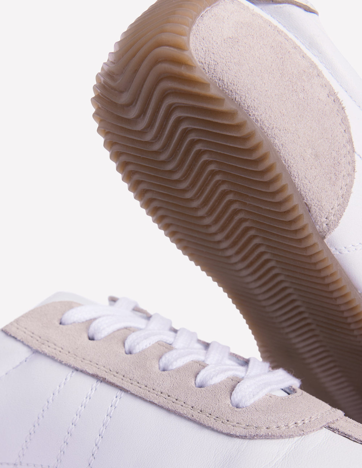 Delphine Sneaker mit schmaler Sohle-Weiß Mix - Image 4