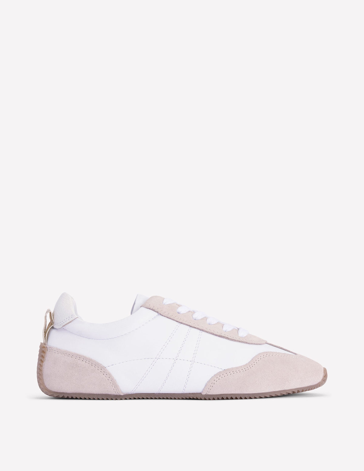 Delphine Sneaker mit schmaler Sohle-Weiß Mix-1