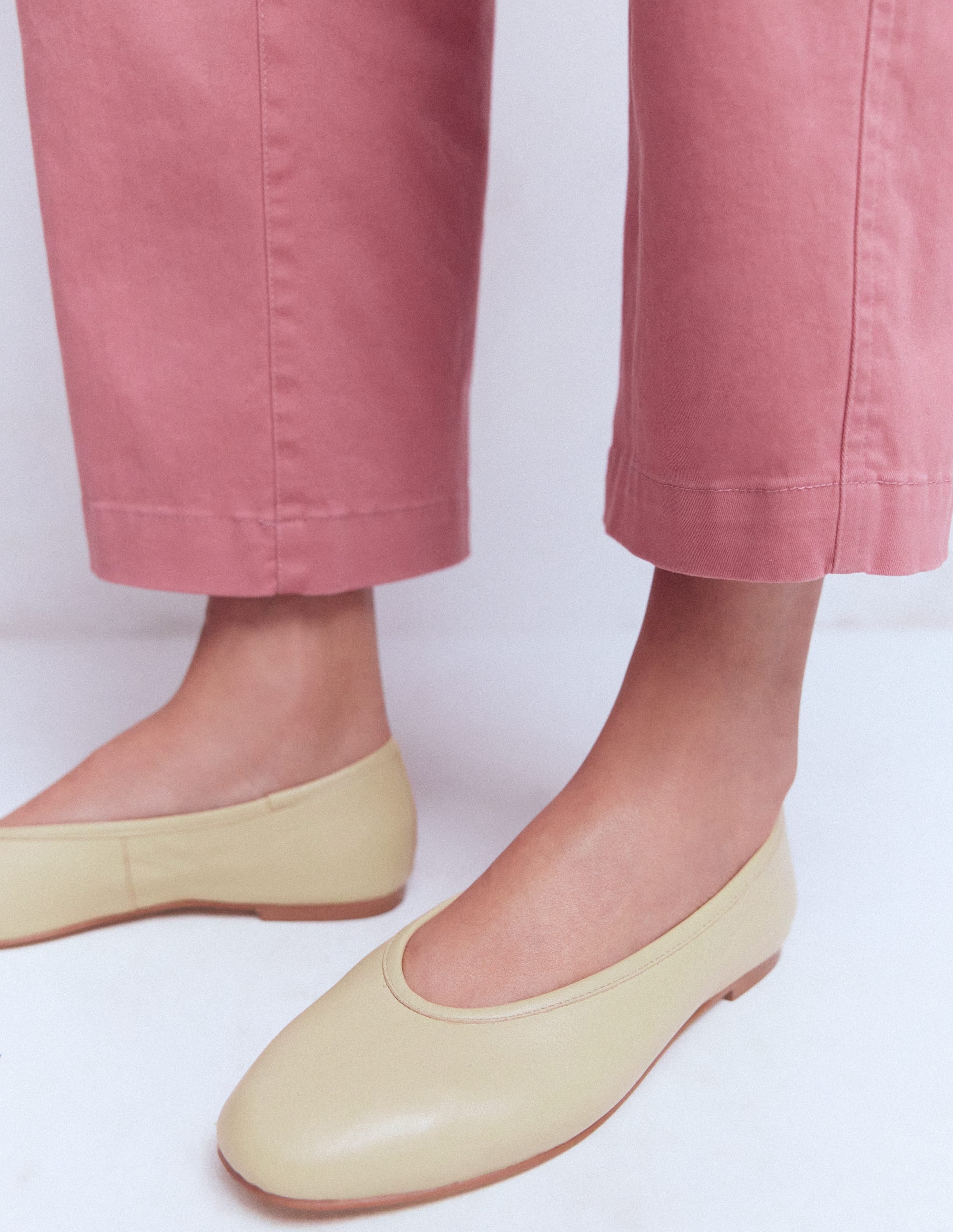 High Cut Ballet Flats-Butter Yellow - Image 3