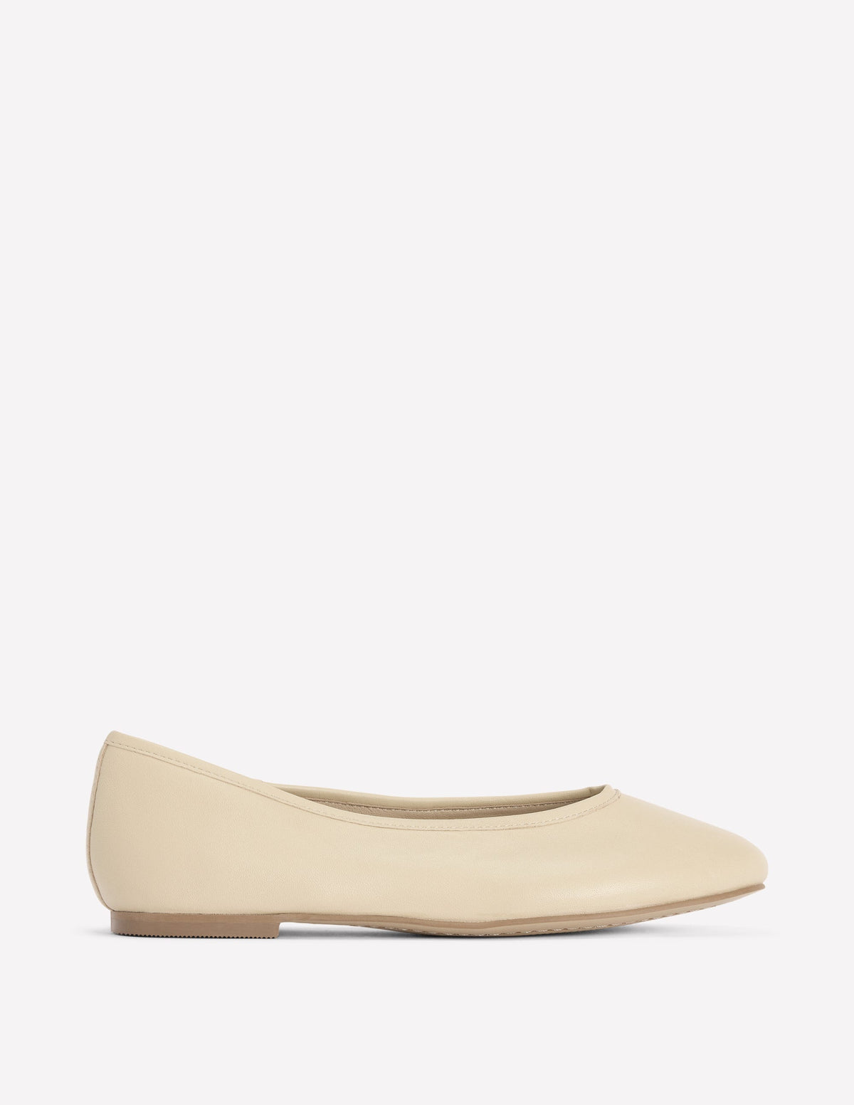 High Cut Ballet Flats-Butter Yellow - Image 1