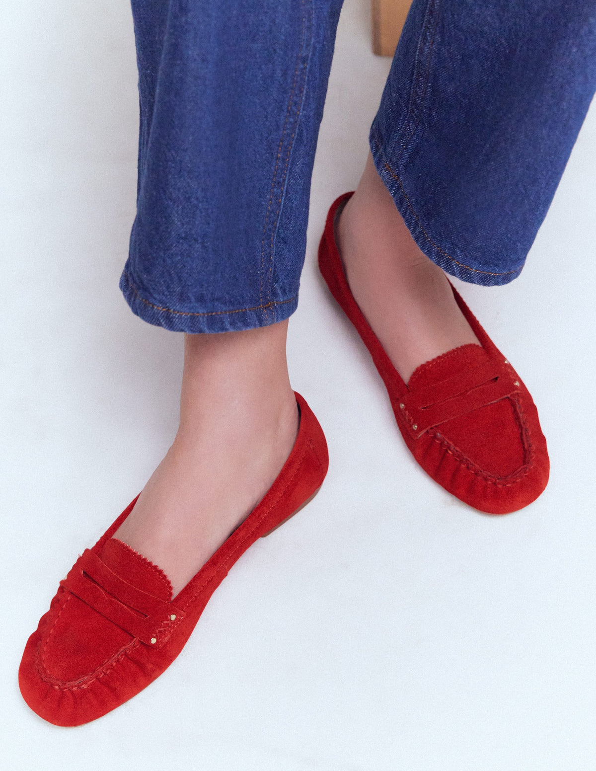 Klassische Pennyloafer-ROT-2